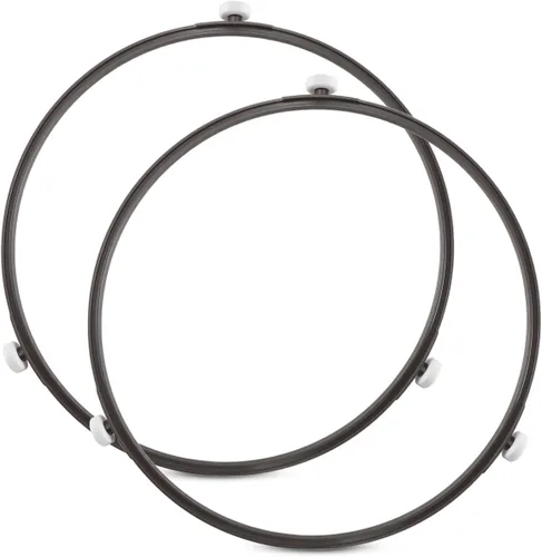 Anillo de soporte giratorio de microondas para LG MVH1670ST LMV1680BB Horno de microondas electrónico Bandeja giratoria de vidrio, reemplaza