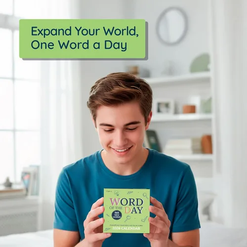 Miniatura 5 de Calendario diario de la palabra del día 2026 Calendario de escritorio desprendible día a día con 365 palabras y definiciones nuevas e interesantes