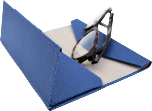 Miniatura 54 de Real Sic Funda para lentes de sol para hombres y mujeres, soporte magnético plegable para lentes de sol, inspirado en el color sólido