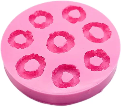 Miniatura 7 de Anillos de frutas molde de silicona 8 cavidades cereal bucles NC107