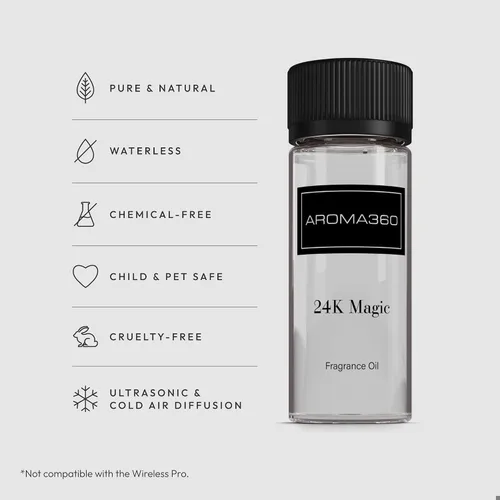 Miniatura 2 de Aroma360-24K Mezcla de Aceite de Fragancia Mágica 50ML Difusores de Aceite Esencial de Lujo Inspirados en Hoteles Aceite de Difusor