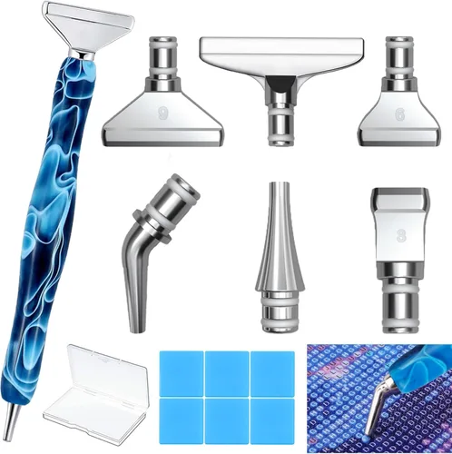 Miniatura 10 de Heyseri Bolígrafos de pintura de diamantes, bolígrafo de arte de diamante "Classic Wax Stylus", accesorios de herramientas de pintura de gemas