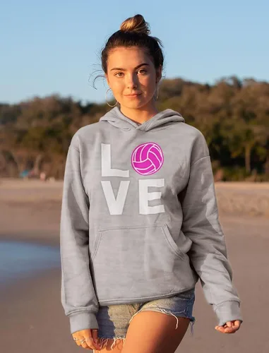 Miniatura 3 de Sudaderas con capucha para adolescentes y mujeres con diseño de voleibol