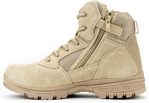Miniatura 3 de First Class Botas de combate tácticas Coolmax Ryno Gear de 6", Beige