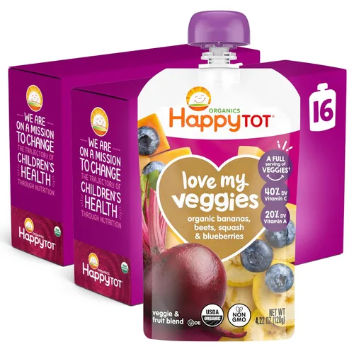 Miniatura 10 de Happy Tot Organic Etapa 4 Baby Food Love