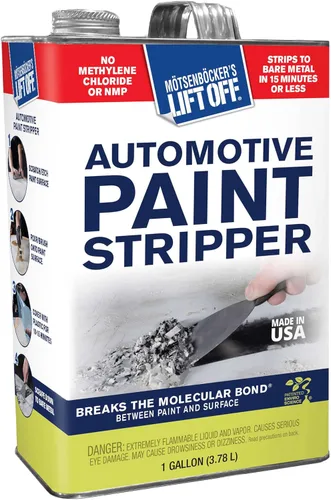 Motsenbocker's Lift Off 45808 - Pelacapante y removedor de pintura automotriz de 1 galón, elimina fácilmente las capas de pintura de los vehículos,