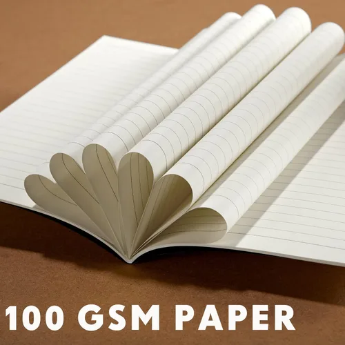 Miniatura 3 de Mimorou 100 piezas de cuadernos diarios a granel - Cuadernos de tapa blanda kraft A5 pequeños de 5.5 pulgadas x 8.3 pulgadas con 60 páginas 30 hojas