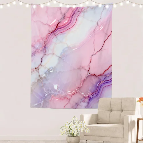 Miniatura 18 de Batmerry Abstract Repeat Polyester Tapestry, Tiled Directional Lightweight Wall Hanging High-Definition Print Backdrop For Dorm Room Bedroom Living