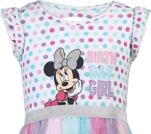 Miniatura 2 de Disney Vestido tutú de cumpleaños para niñas Minnie Mouse para niños pequeños - Multicolor