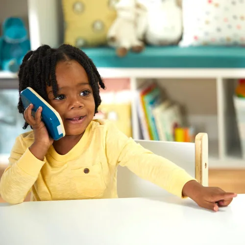 Miniatura 4 de Playskool Little Wonders Gimme-A-Ring - Teléfono de juguete - Deja mensajes telefónicos para bebé - A partir de 6 meses