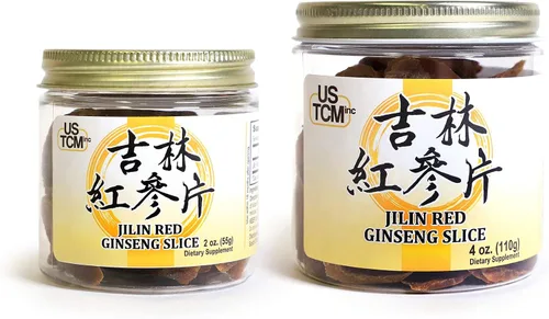 Miniatura 5 de Jilin Red Ginseng Slice - Rebanadas grandes de ginseng chino ginseng asiático (2 onzas)