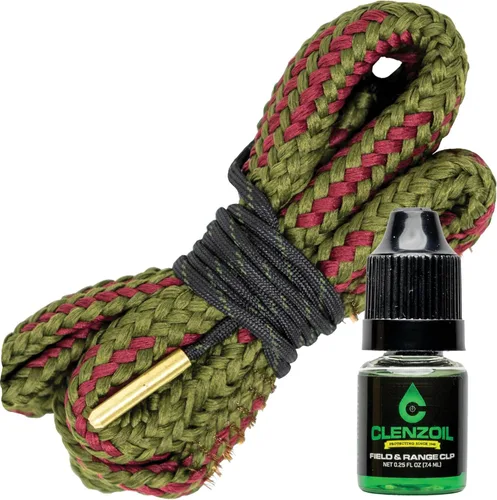 Miniatura 19 de CLENZOIL Field & Range Cobra Bore Cleaner Gun Barrel Cleaning Tool Brass Brush Embedded in Cotton Bore Rope