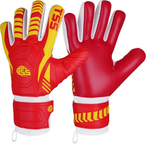 Miniatura 9 de Guantes de portero de fútbol para adultos y jóvenes, guantes de fútbol de alto rendimiento con protección Pro-Teck para la columna vertebral