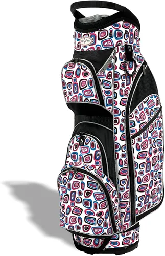 Miniatura 8 de Taboo Fashions Ladies Golf Bag - 14-Way Women’s Golf Cart Bag with Insulated Cooler Pocket, Rain Hood, 7 Zippered Pockets & More - Stylish Golf