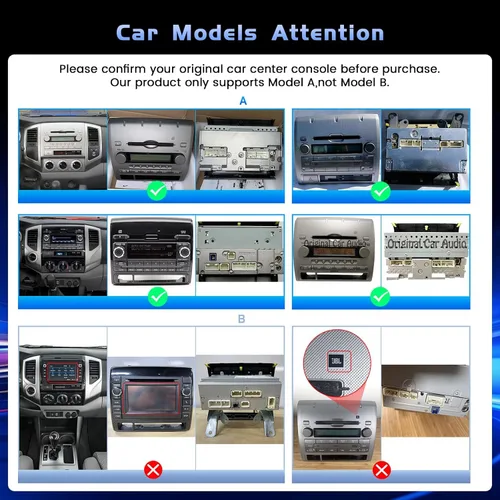 Miniatura 2 de Radio de coche 4G+64G para Toyota Tacoma 2005-2015, 9 '' Incell pantalla táctil completa estéreo Android 15 inalámbrico CarPlay Android Auto