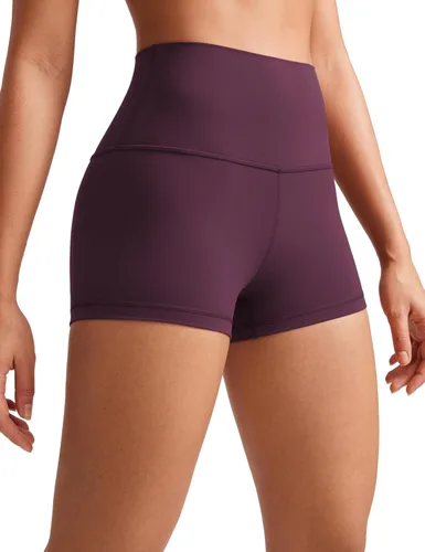 Miniatura 31 de CRZ YOGA Butterluxe - Pantalones cortos de ciclismo de cintura alta para mujer, 2.5 pulgadas, yoga, entrenamiento, elastano, correr, voleibol