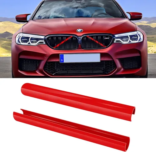 Miniatura 8 de Jaronx Compatible con Cubierta de Soporte en V de BMW, Insertos de Parrilla Frontal Cubiertas de Moldura de Soporte en V Compatibles con BMW