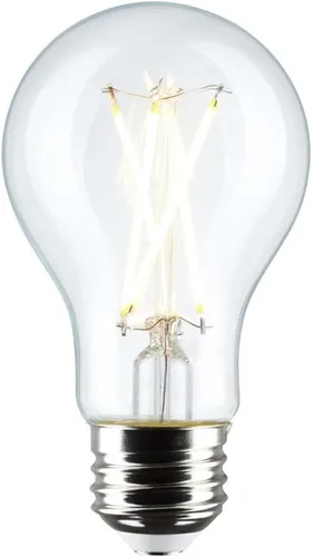 Miniatura 2 de Satco 12464-8A19/CL/LED/E26/940/4PK/120V (S12464) A19 A Line Pear Bombilla LED