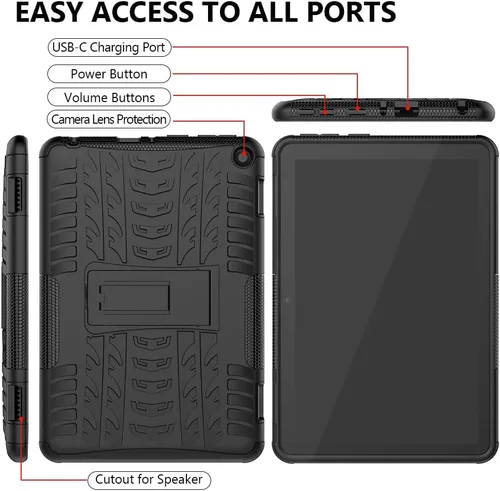 Miniatura 5 de Funda para Tabletflre HD8 y HD8 Plus (versión 2024/2022/2020 de 12ª/10ª generación), no para Samsung iPad, Nokia Onn de 8 pulgadas con funda
