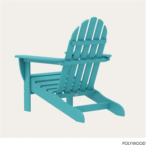 Miniatura 4 de POLYWOOD AD4030AR Silla clásica Adirondack para exteriores, polietileno, Aruba
