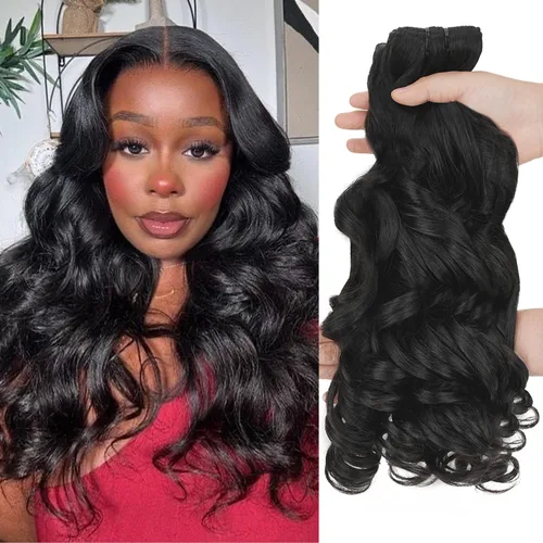 Miniatura 44 de Extensiones de cabello con clip de 12 pulgadas, rizado birmano, negro natural, extensiones de cabello con clip rizado birmano, cabello humano real
