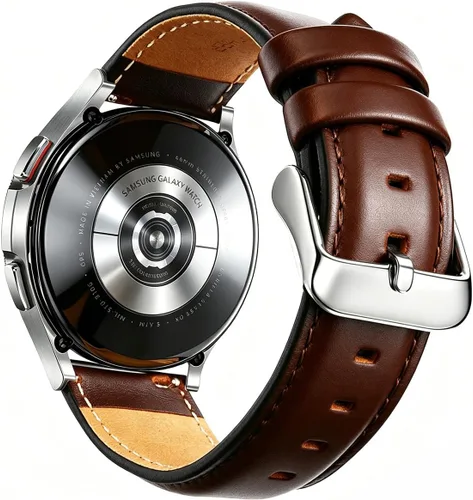 Miniatura 16 de OTOPO Correas clásicas para Galaxy Watch 4/6 de 1.850 in, 1.811 in, 1.693 in, 1.654 in, reloj 7 6 5 4 FE Band 40 1.732 in/Garmin Vivoactive 3/5