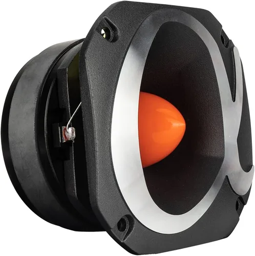 Miniatura 6 de Alphasonik 1 par de tweeter de aluminio VST100 VENUM PRO Series Billet para audio de coche 200 vatios máx. 50 vatios RMS imán de neodimio, marco