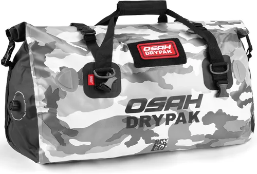 Miniatura 33 de OSAH DRYPAK Bolsa de lona impermeable – Bolsa seca para motocicleta con gran espacio de almacenamiento, bolsas de equipaje impermeables con bolsillo