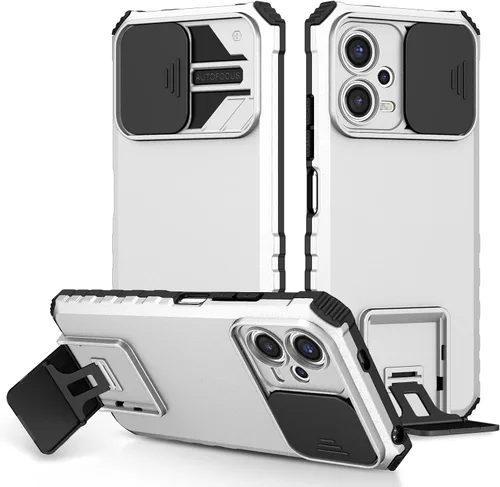 Miniatura 159 de Funda compatible con Xiaomi Redmi Note 12 Pro 4G Dimensional Soporte Ventana Deslizante Teléfono Móvil Funda Protectora a Prueba de Golpes Funda