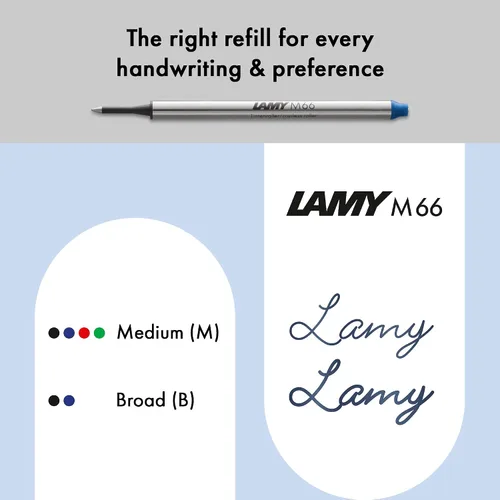 Miniatura 4 de 1226055 Lamy Swift Modelo 334 - Bolígrafo de punta redonda, color azul imperial