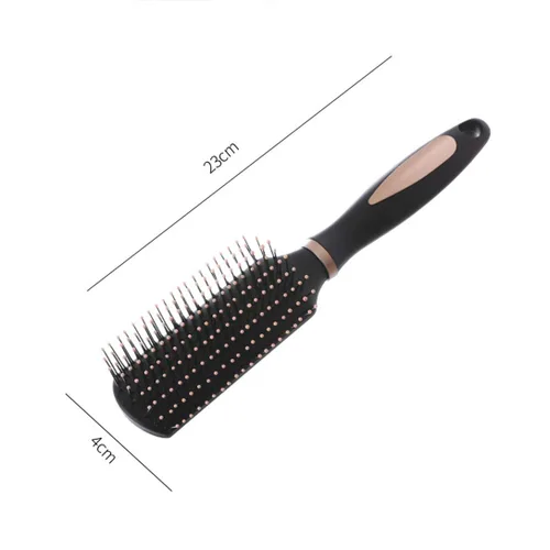 Miniatura 2 de Cepillo de pelo de masaje antiestático para hombres y mujeres, adultos y niños, cepillos de cerdas de nailon, cepillo para desenredar y secar