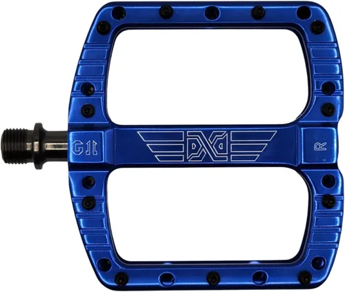 Miniatura 10 de PDX G11 Pedal de Bicicleta de Montaña MTB Pedal de Plataforma Grande Concava de Aluminio Mecanizado Pulido Pedales Antideslizantes de Bicicleta 9/16