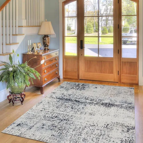 Miniatura 5 de Alfombra de área de 5 x 7, alfombra bohemia vintage, ultra suave, de pelo bajo, lavable, antideslizante, resistente a las manchas, alfombra impresa