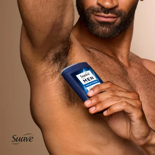 Miniatura 4 de Suave Desodorante antitranspirante Ocean Charge para hombre, sin aluminio, para protección contra olores y humedad durante 48 horas, 2.7 onzas