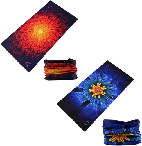 Miniatura 3 de Zupro Diademas para hombre y mujer, protección solar, máscara facial, bandana deportiva, bufanda mágica, polaina para el cuello, para correr