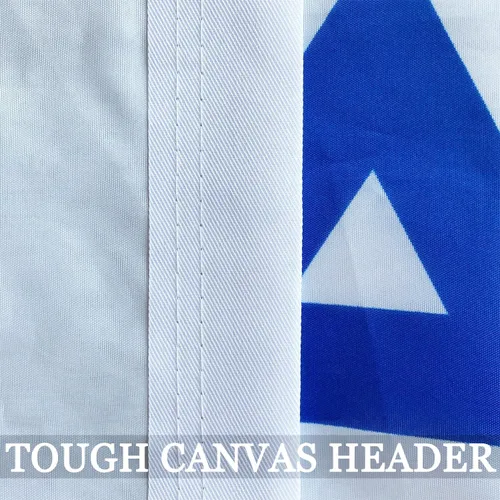 Miniatura 7 de Bandera israelí de doble cara de 2 x 3 pulgadas para exteriores, resistente 3 capas, poliéster 240D, colores vivos, bandera de Israel de 2 x 3 – 2