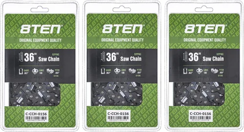 Miniatura 152 de 8TEN Cadena de motosierra semi cincel de 6 pulgadas .050 1/4 42 DL para Worx WG320 Black & Decker LLP120 (paquete de 3)