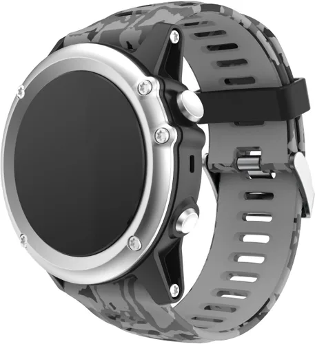 Miniatura 2 de Compatible con Garmin Fenix 3 Watch Band/Fenix 5X, correas de repuesto de silicona de camuflaje compatibles con Garmin Fenix3/Fenix 3 HR/5X