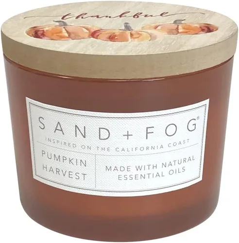 Miniatura 72 de Sand + Fog Vela aromática - Calabaza y Clavo – Fragancias y tamaños adicionales – Mecha 100% de algodón sin plomo - Velas de lujo en tarro
