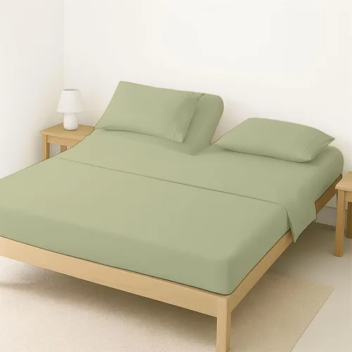 Miniatura 10 de ARlinen Juego de sábanas divididas tamaño Queen, 5 piezas, 100% algodón egipcio, bolsillo profundo de 16 pulgadas, ropa de cama suave de lujo
