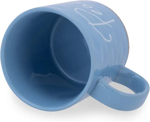 Miniatura 5 de Lighthouse Christian Products Pray Boldly Powerful Words - Taza de cerámica azul de 16 onzas