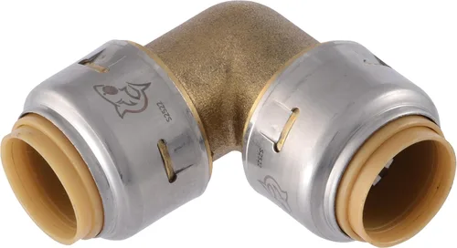 Miniatura 11 de SharkBite Max Codo de 90 Grados de 1/2 Pulgada, Paquete de 4, Accesorio de Plomería de Latón de Conexión Rápida, Tubo PEX, Cobre, CPVC, PE-RT, HDPE