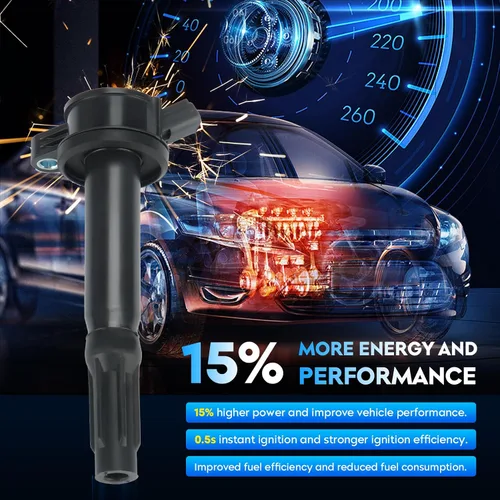 Miniatura 5 de Paquete de bobina de encendido + bujías de iridio para Ford Fusion 2006-2009 3.0L V6, para Mercury Milan 2006-2009, para Lincoln Zephyr 2006