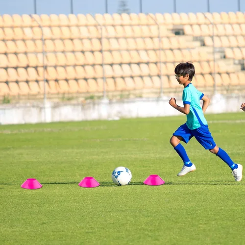Miniatura 6 de 15 conos de fútbol para entrenamiento deportivo, mini conos de fútbol flexibles de agilidad deportivos, pequeños conos de práctica para fútbol