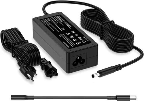 Cargador para portátil de 65 W/45 W compatible con Dell Inspiron P69G P25T P24T P51F P89G 3583 5566 5559 3585 5593 5567 3590 5555 5570 Latitude 3310