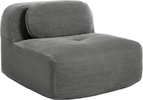 Miniatura 44 de Sofá modular sin hueso de 117 pulgadas, sofá modular en forma de L para sala de estar, sofá comprimido con asiento profundo, sofá nube de pana