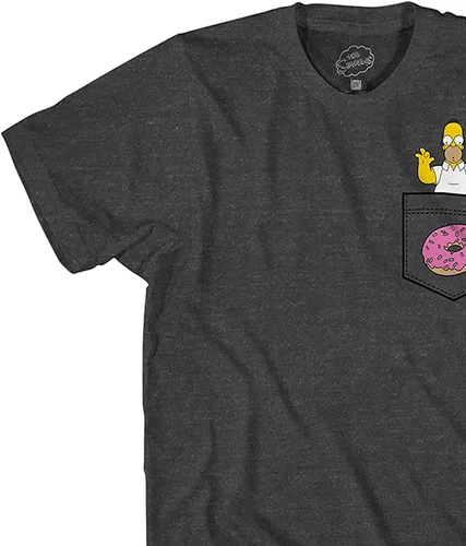 Miniatura 6 de The Simpsons Camiseta con logotipo de Krusty The Clown para hombre con logotipo de Krusty Burger