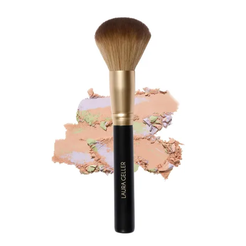 Miniatura 12 de LAURA GELLER NEW YORK - Brocha retráctil con mango de aluminio Kabuki, para todo el maquillaje facial y base para maquillaje facial líquido, crema