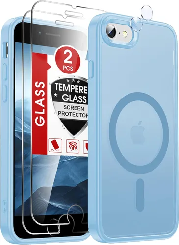Miniatura 28 de LeYi Funda para iPhone XR: con protector de pantalla X2 + 2 funda para cámara [compatible con MagSafe] Funda protectora magnética i iphoneXR