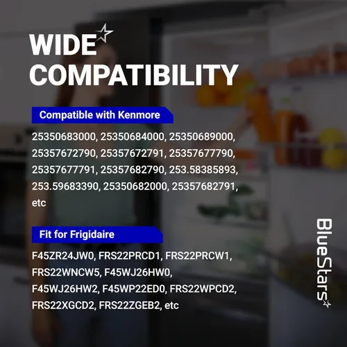 Miniatura 8 de BlueStars 218169802 Reemplazo del calentador de descongelación para refrigerador, compatible con refrigeradores Frigidaire & Kenmore, sustituye a